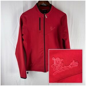 Levelwear Red Full Zip Jacket‎ Women's Medium Southern Hills Pocket